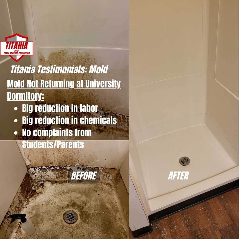 Titania Testimonials University Dormitory Shower Mold